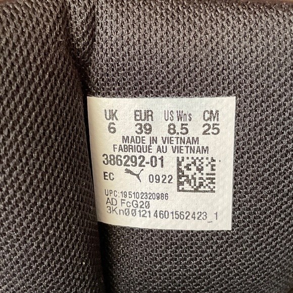 Puma Cruise Rider Lifestyle Black Sneakers Women’s 8.5 NEW - Picture 7 of 11